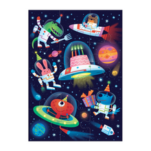 Load image into Gallery viewer, Cosmic Party Greeting Card Puzzle