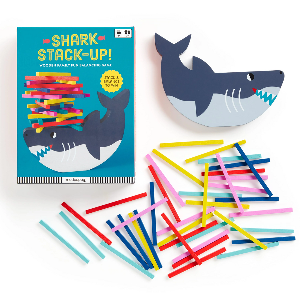 Shark Stack-Up!, Wooden Balancing Game