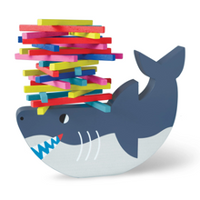 Load image into Gallery viewer, Shark Stack-Up!, Wooden Balancing Game