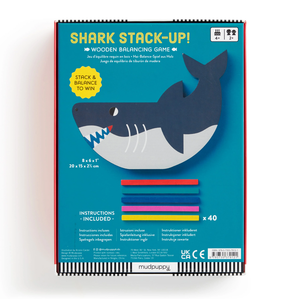 Shark Stack-Up!, Wooden Balancing Game