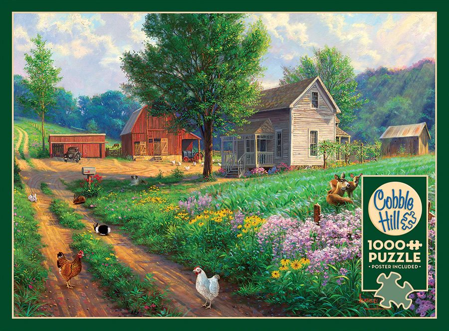 Farm Country, 1000pc Puzzle, Compact