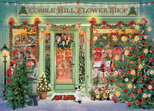 Load image into Gallery viewer, Christmas Flower Shop, 1000pc puzzle, Compact