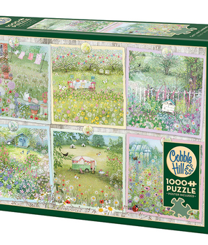 Cottage Gardens, 1000pc Puzzle, Compact
