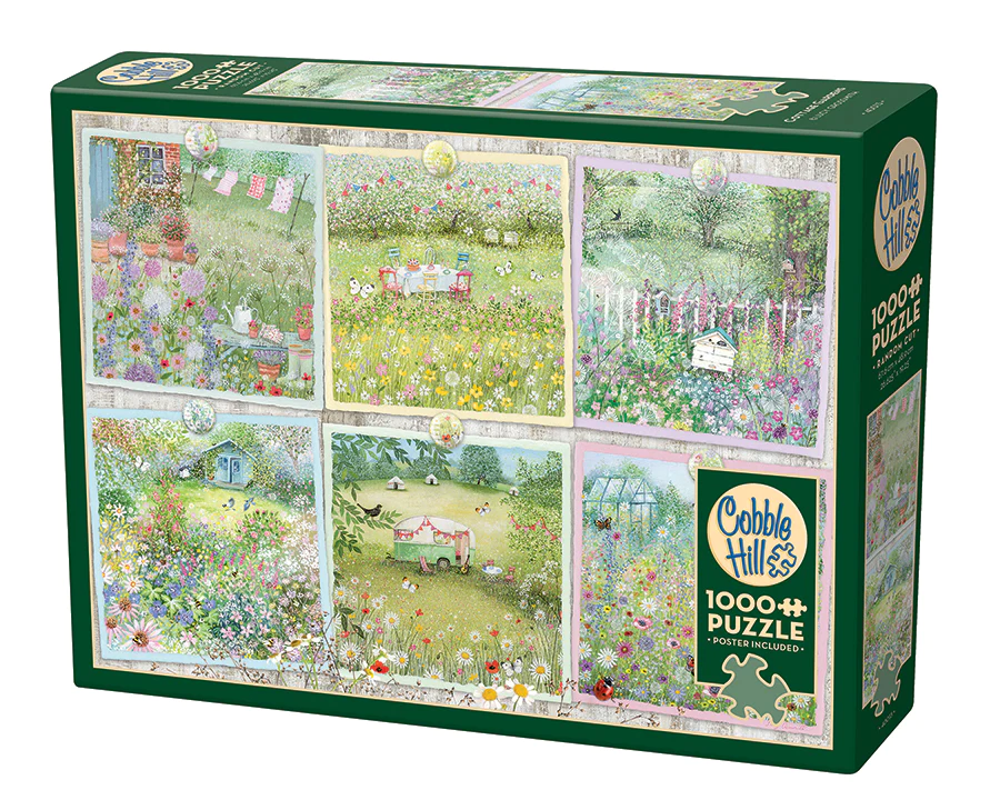 Cottage Gardens, 1000pc Puzzle, Compact
