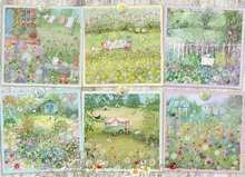 Load image into Gallery viewer, Cottage Gardens, 1000pc Puzzle, Compact