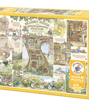 Brambly Hedge Spring Story, 1000pc Puzzle, Compact