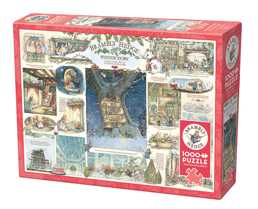 Brambly Hedge Winter Story, 1000pc Puzzle, Compact