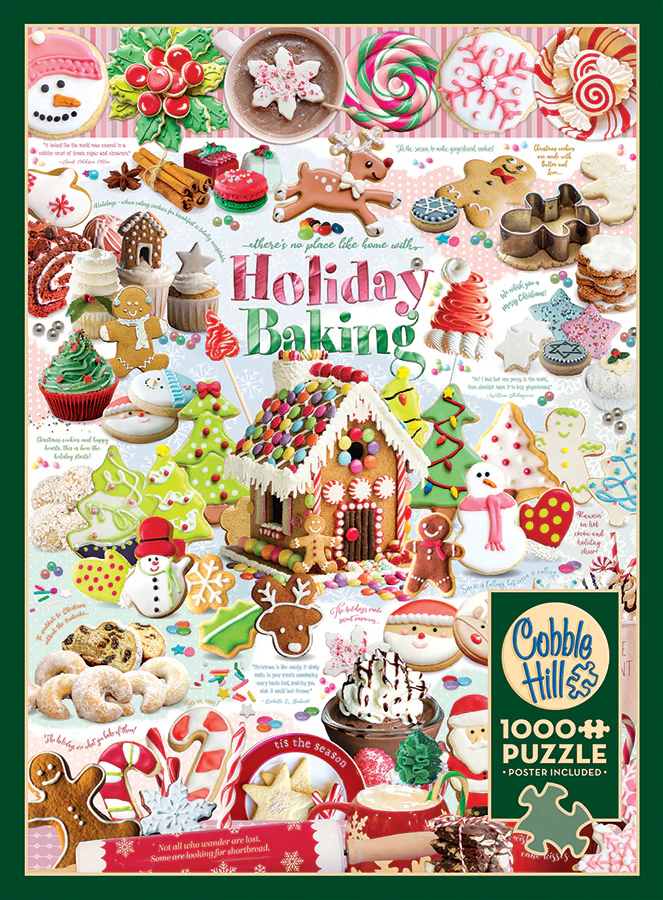 Holiday Baking, 1000pc puzzle, Compact