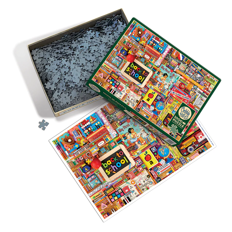 Back to School, 1000pc Puzzle, Compact