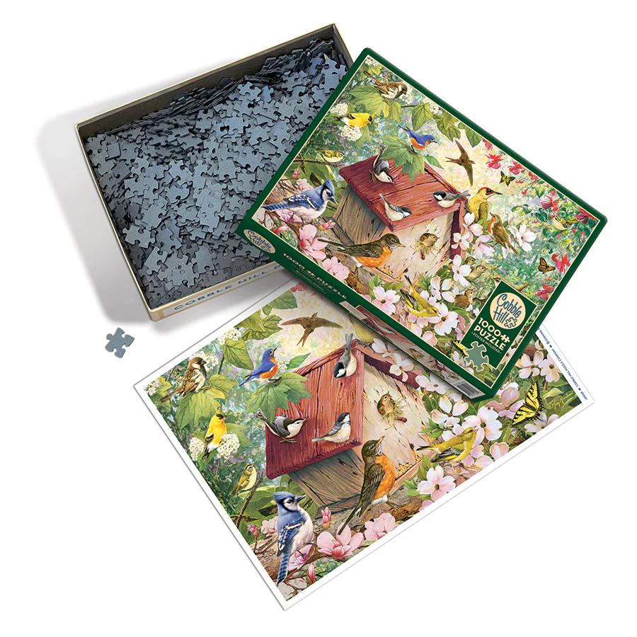 Blooming Spring, 1000pc Puzzle, Compact