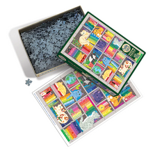 Load image into Gallery viewer, Rainbow Cat Quilt, 1000pc Puzzle, Compact