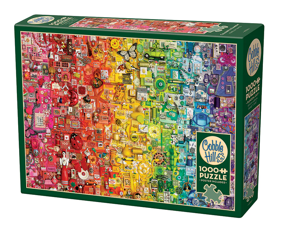 Colourful Rainbow, 1000pc Puzzle, Compact