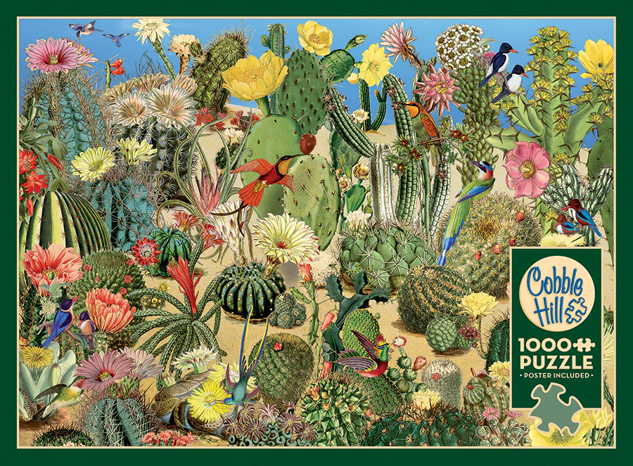 Cactus Garden, 1000pc Puzzle, Compact