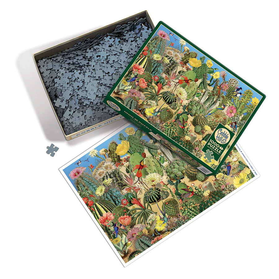 Cactus Garden, 1000pc Puzzle, Compact