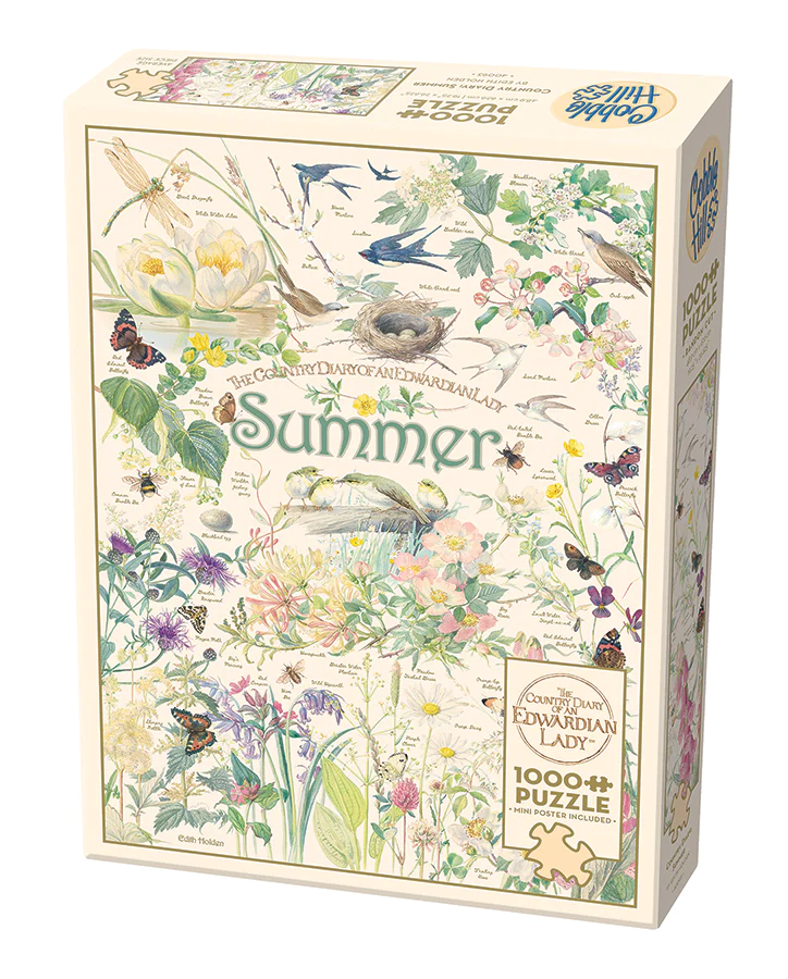 Country Diary: SUMMER PUZZLE  1000PCS  SEASONS, Compact