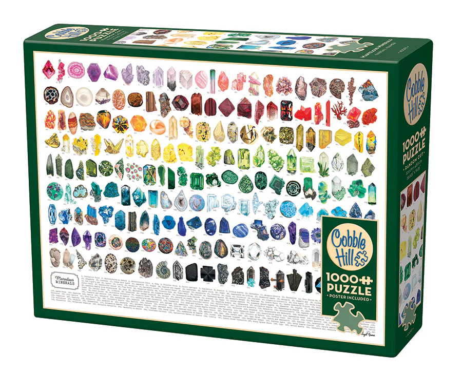 Marvelous Minerals, 1000pc puzzle, Compact