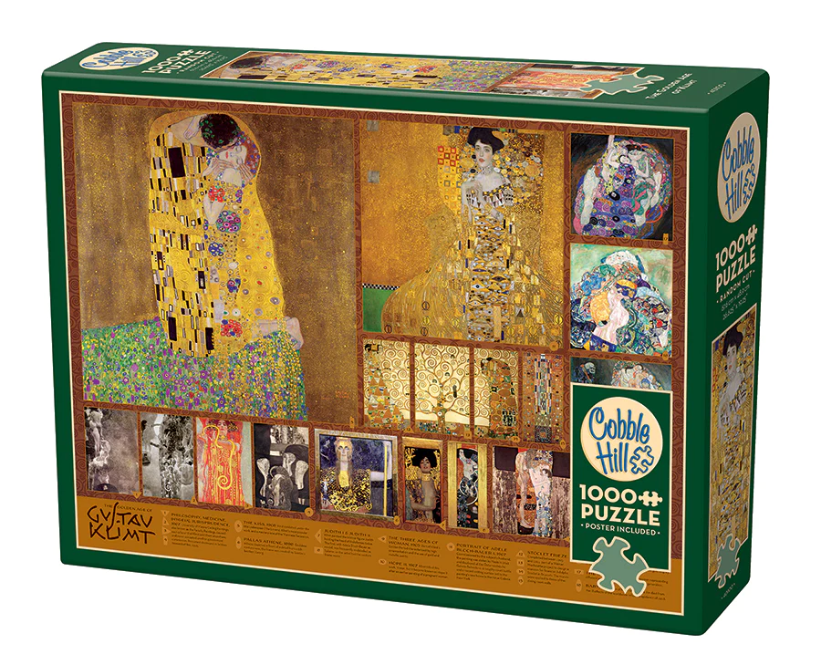 The Golden Age of Klimt, 1000pc Puzzle, Compact