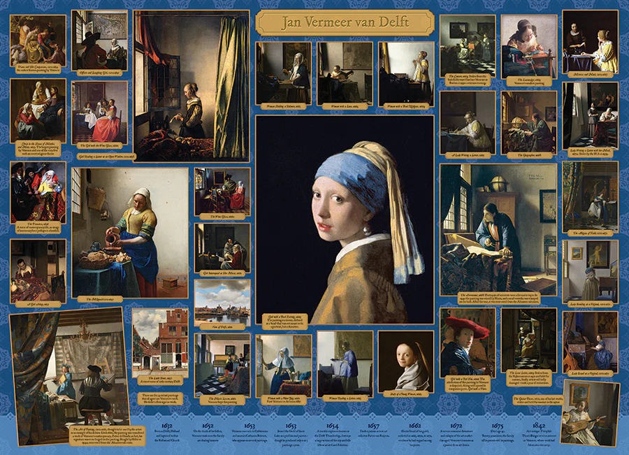 Vermeer, 1000pc puzzle, Compact