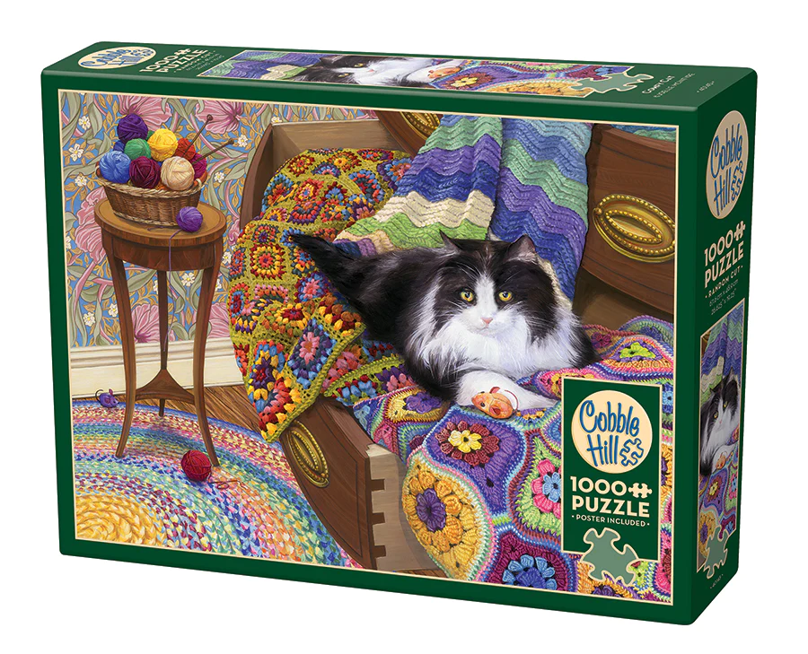 Comfy Cat 1000pc Puzzle, Compact