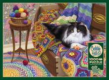 Load image into Gallery viewer, Comfy Cat 1000pc Puzzle, Compact