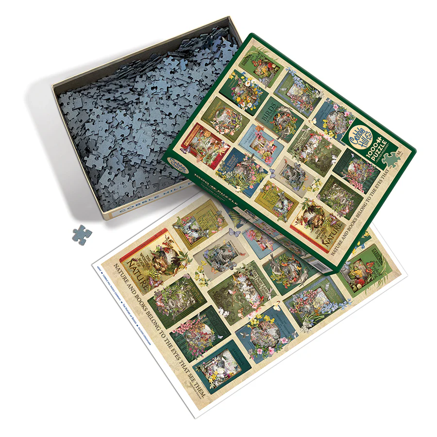 The Nature of Books, 1000pc puzzle, Compact