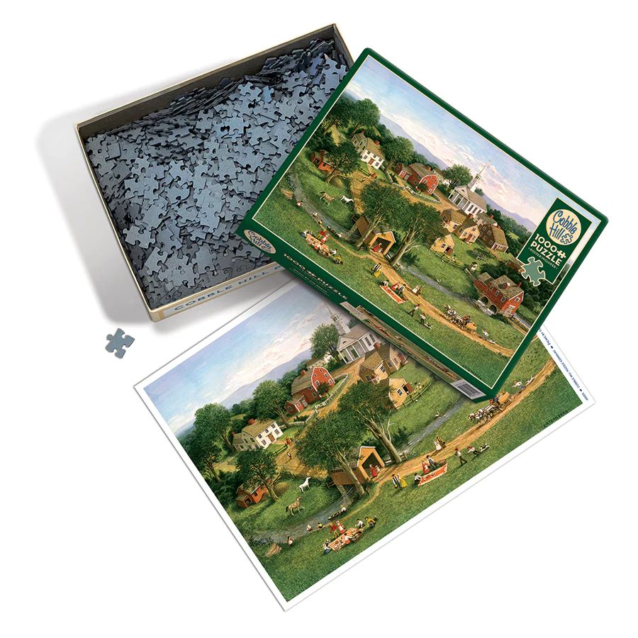 Picnic by the Bridge, 1000pc Puzzle, Compact