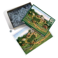 Load image into Gallery viewer, Picnic by the Bridge, 1000pc Puzzle, Compact