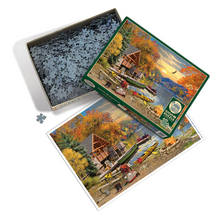 Load image into Gallery viewer, Lakeside Retreat, 1000pc Puzzle, Compact