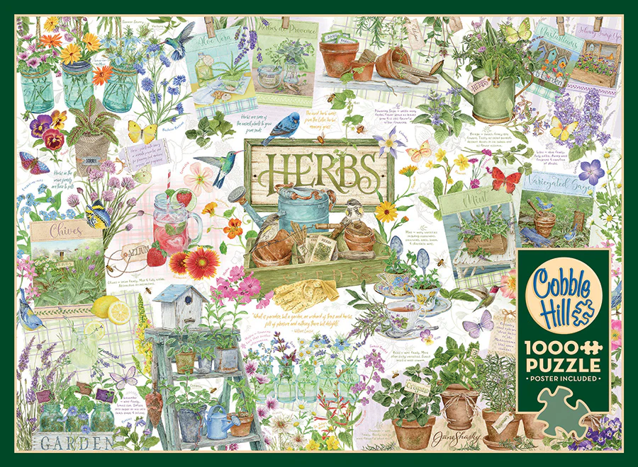 Herb Garden, 1000pc Puzzle, Compact