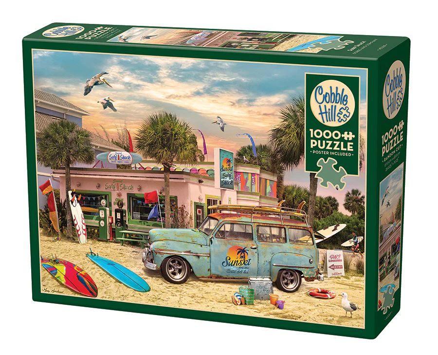 Surf Shack, 1000pc puzzle, Compact