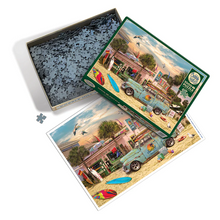 Load image into Gallery viewer, Surf Shack, 1000pc puzzle, Compact