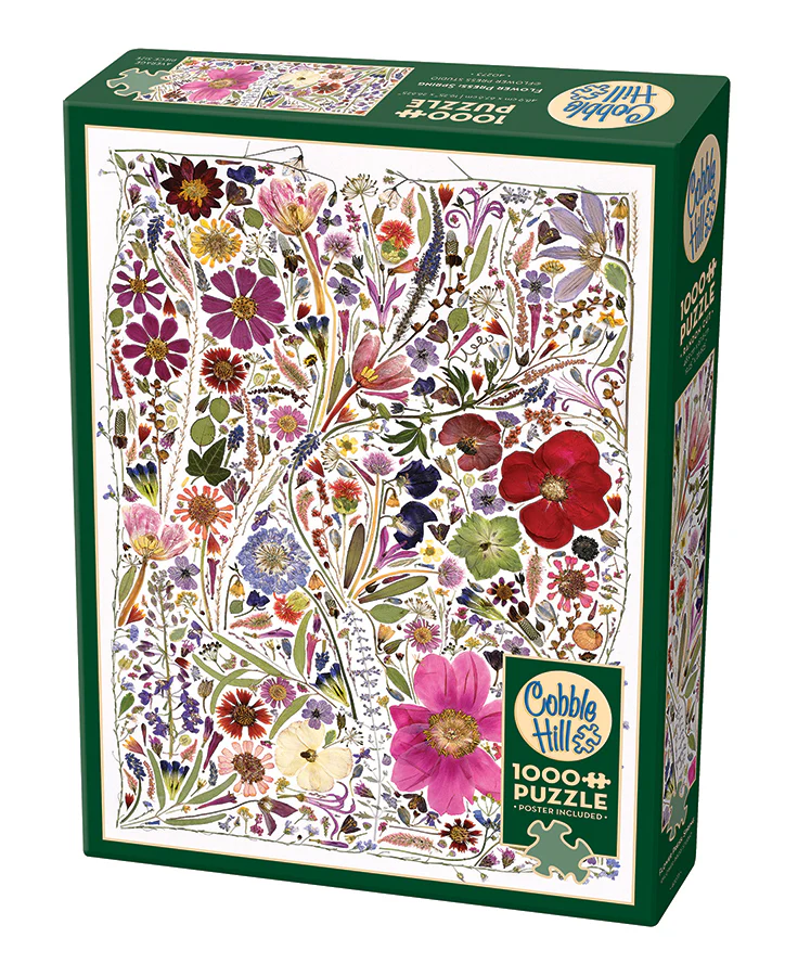 Flower Press: Spring, 1000pc puzzle, Compact