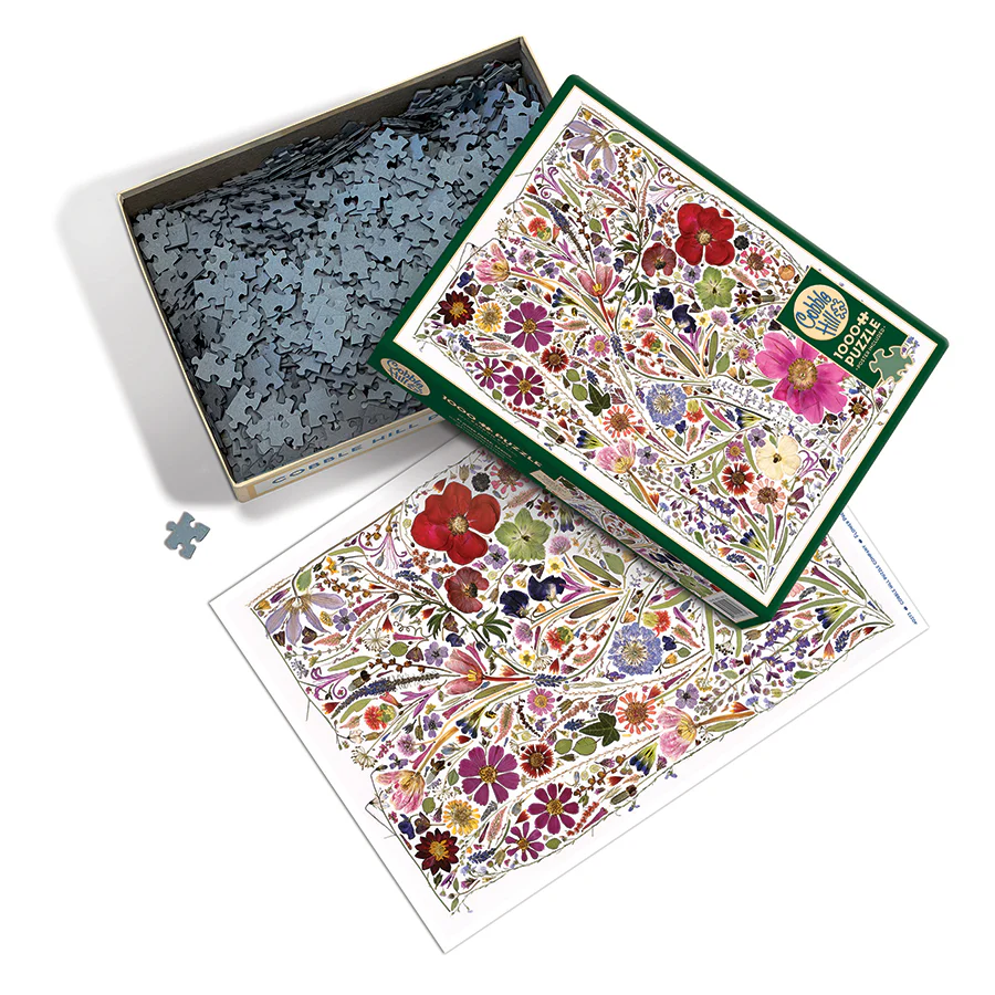 Flower Press: Spring, 1000pc puzzle, Compact