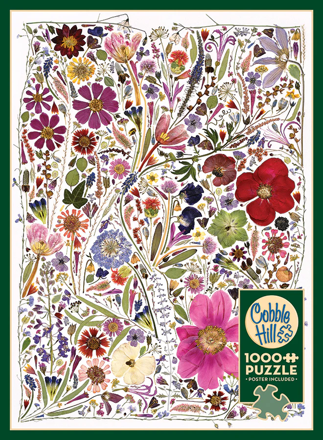 Flower Press: Spring, 1000pc puzzle, Compact