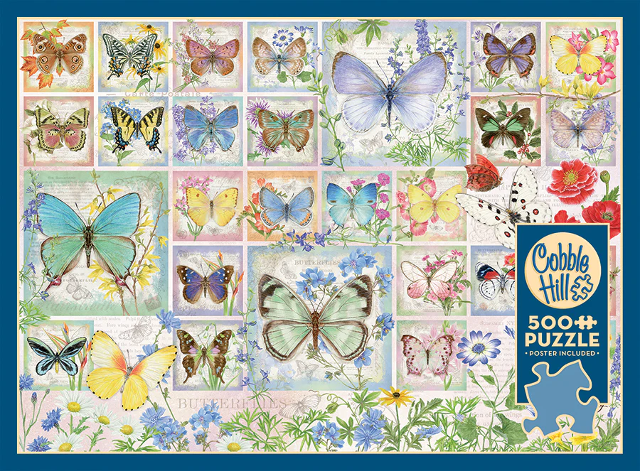 Butterfly Tiles, 500PCS, Compact