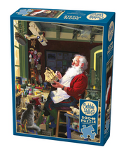 Load image into Gallery viewer, Santa&#39;s Workbench, 500pc puzzle, Compact