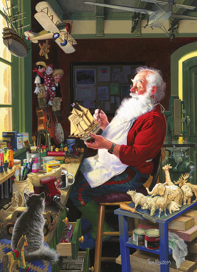 Santa's Workbench, 500pc puzzle, Compact