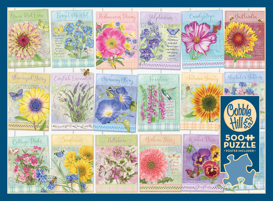 Seed Packets, 500pc puzzle, Compact