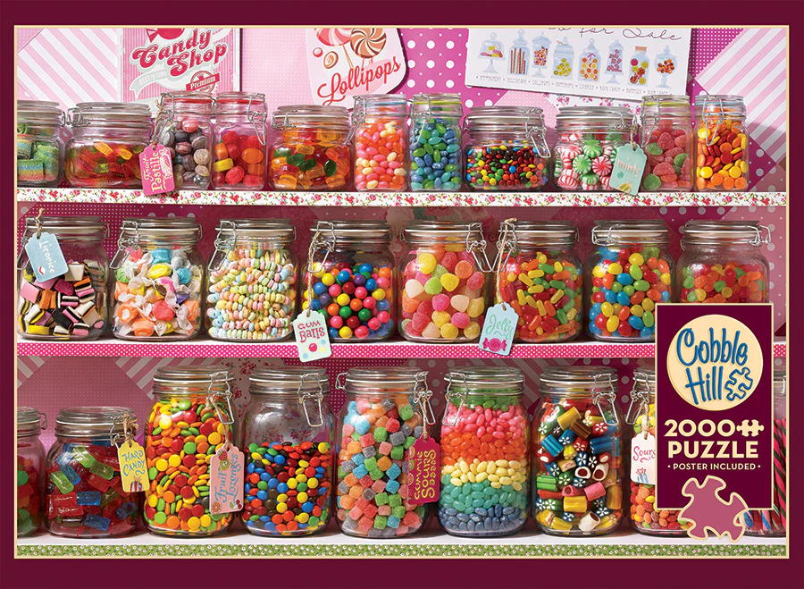 Candy Store, 2000pc Puzzle, Compact