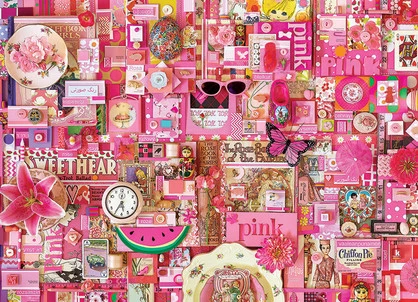 THE RAINBOW PROJECT 1000PC PINK, COMPACT