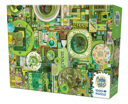 THE RAINBOW PROJECT 1000PC GREEN, COMPACT