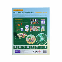 Load image into Gallery viewer, Magnetic Puzzle Play Kit-All About Animals Magnetic Puzzle (Large format)
