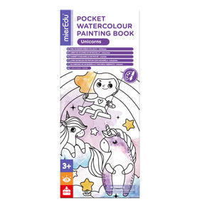 Pocket Water Colour Painting Book - Unicorns