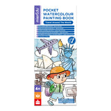 Pocket Water Colour Painting Book - Travel Around the World