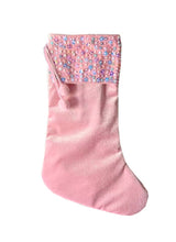 Load image into Gallery viewer, Enchanted Christmas Pink Sequin Stocking