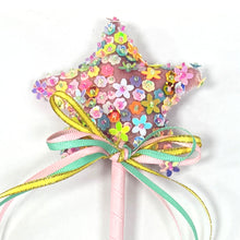 Load image into Gallery viewer, Floral Sequin Star Wand