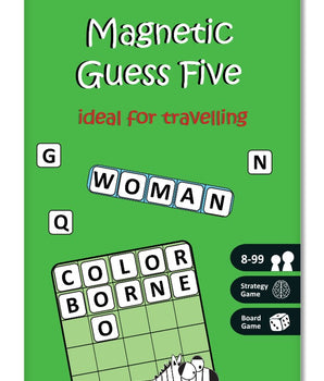 TRAVEL GAME TIN GUESS FIVE