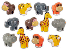 Load image into Gallery viewer, WILD ANIMAL SET  POLY BAG  12PCS