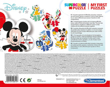 Load image into Gallery viewer, SUPER COLOUR: My First Puzzle, Disney Mickey Mouse 3-6-9-12pcs