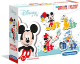 SUPER COLOUR: My First Puzzle, Disney Mickey Mouse 3-6-9-12pcs